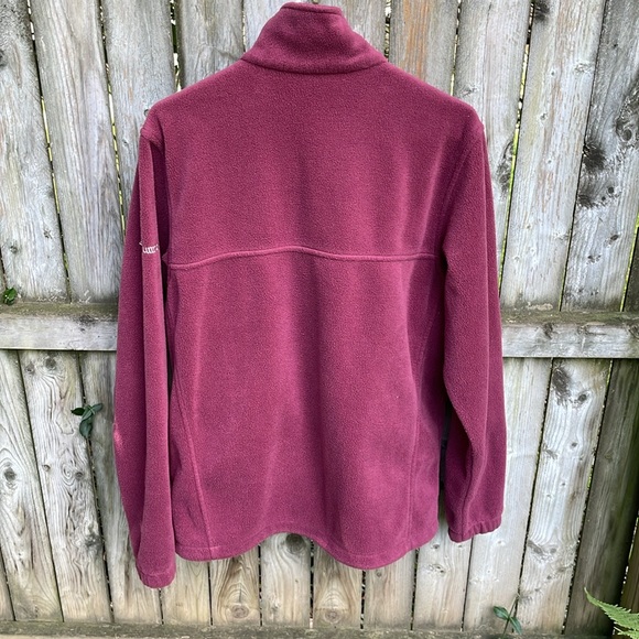 Columbia Harvard Crimson Flanker Full-Zip Fleece Jacket Crimson C1233MF unisex M - Picture 4 of 14